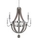 Sharlow 5 Light 31 inch Chrome Chandelier Ceiling Light