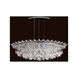 Trilliane Strands 8 Light 25 inch Polished Stainless Steel Pendant Ceiling Light in Heritage