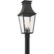 Gloucester 4 Light 26 inch Sand Coal Outdoor Post Mount, The Great Outdoors