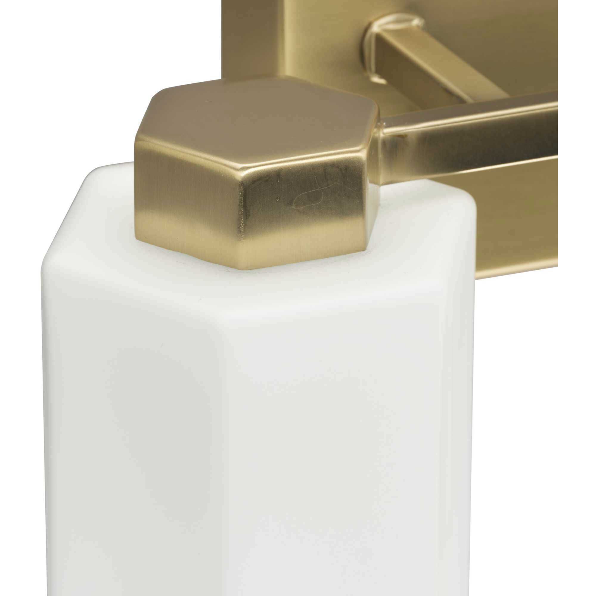 Estrada 4 Light 31.25 inch Brushed Gold Bathroom Vanity Light Wall Light