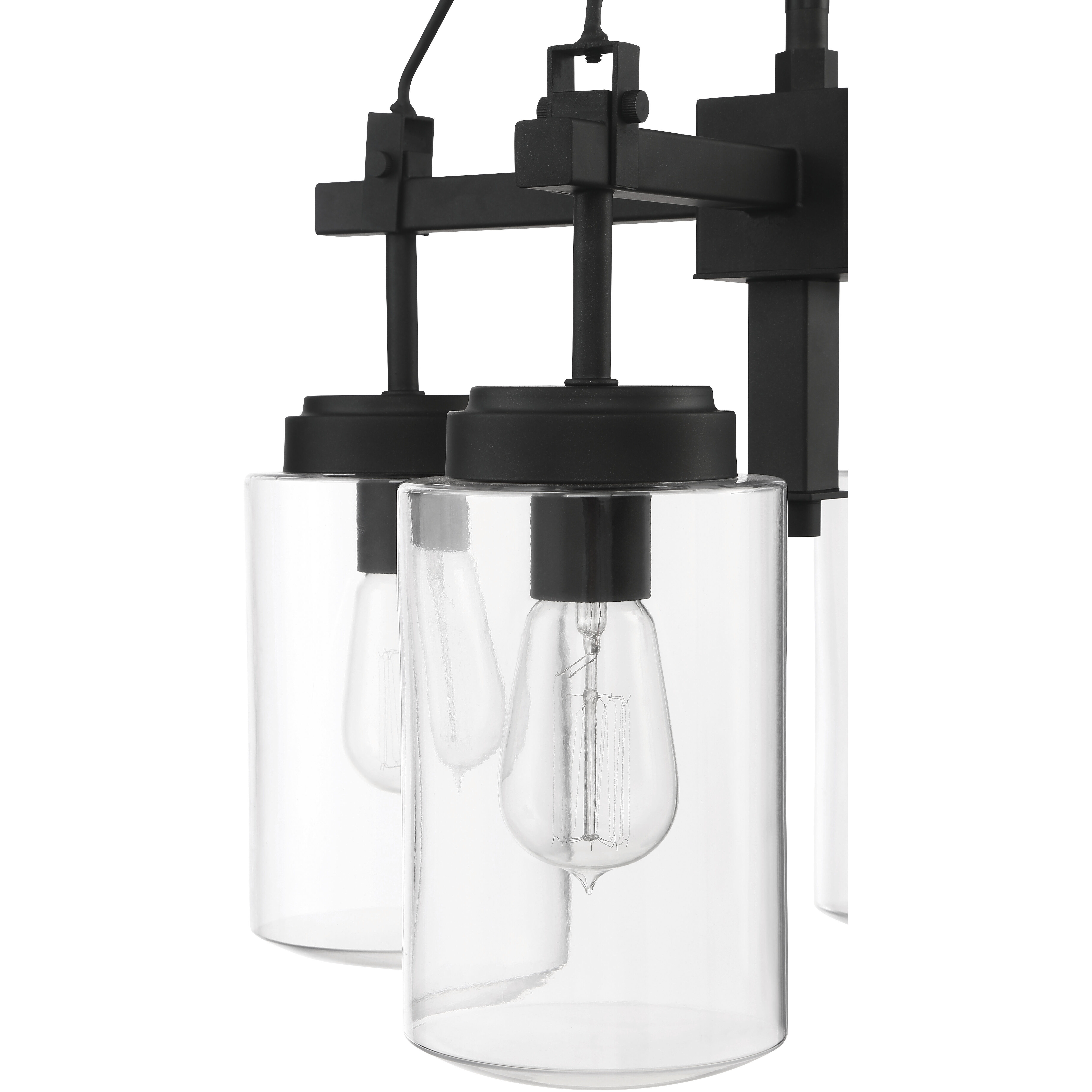 Crosspoint 8 Light 30.25 inch Espresso Outdoor Chandelier