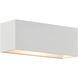 QB2 LED 11.8 inch White ADA Wall Sconce Wall Light