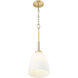 Naya 1 Light 8 inch Modern Gold Pendant Ceiling Light
