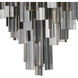 Salerno 4 Light 16.54 inch Antique Brass Chandelier Ceiling Light in Smoke Glass
