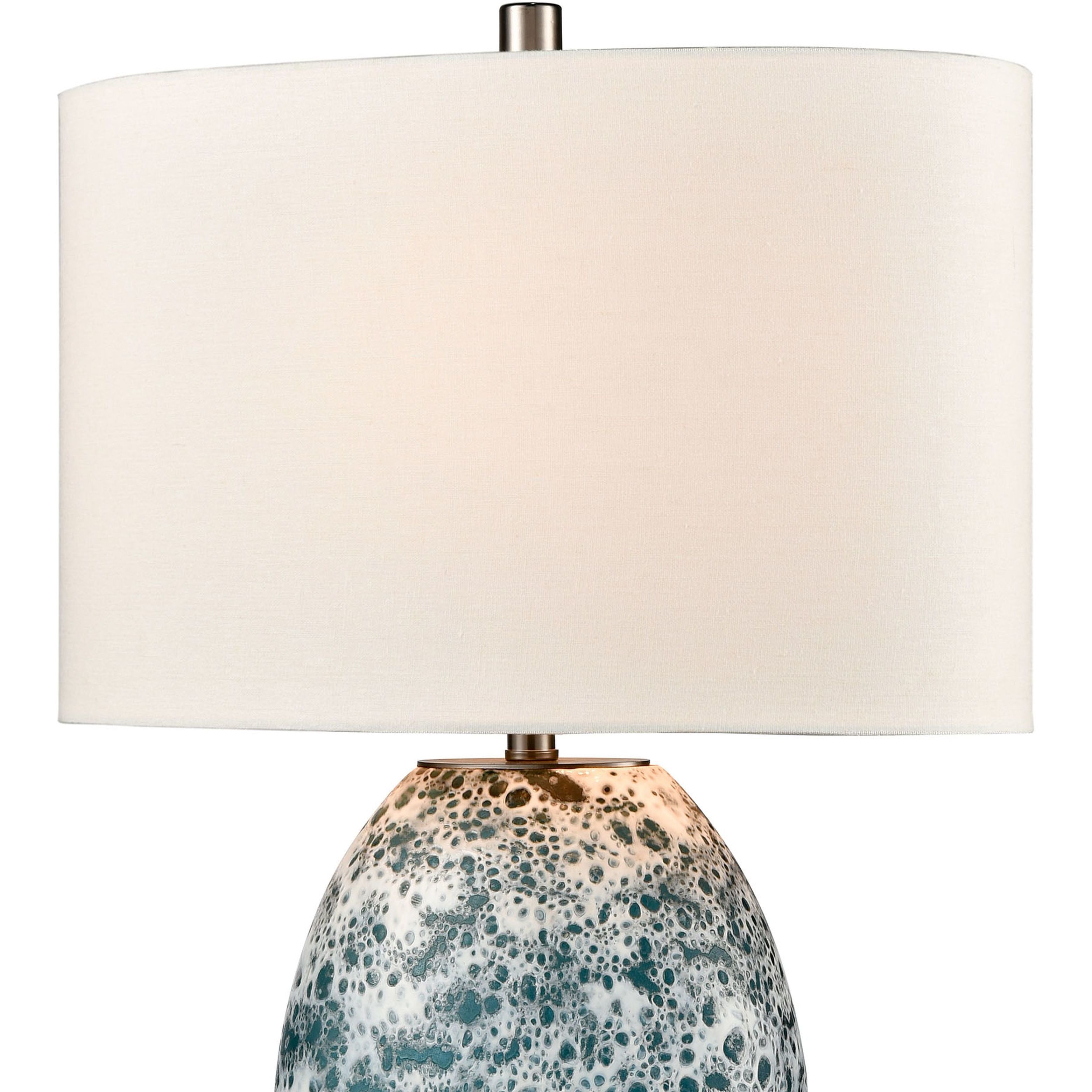 Offshore 22 inch 100 watt Blue Table Lamp Portable Light