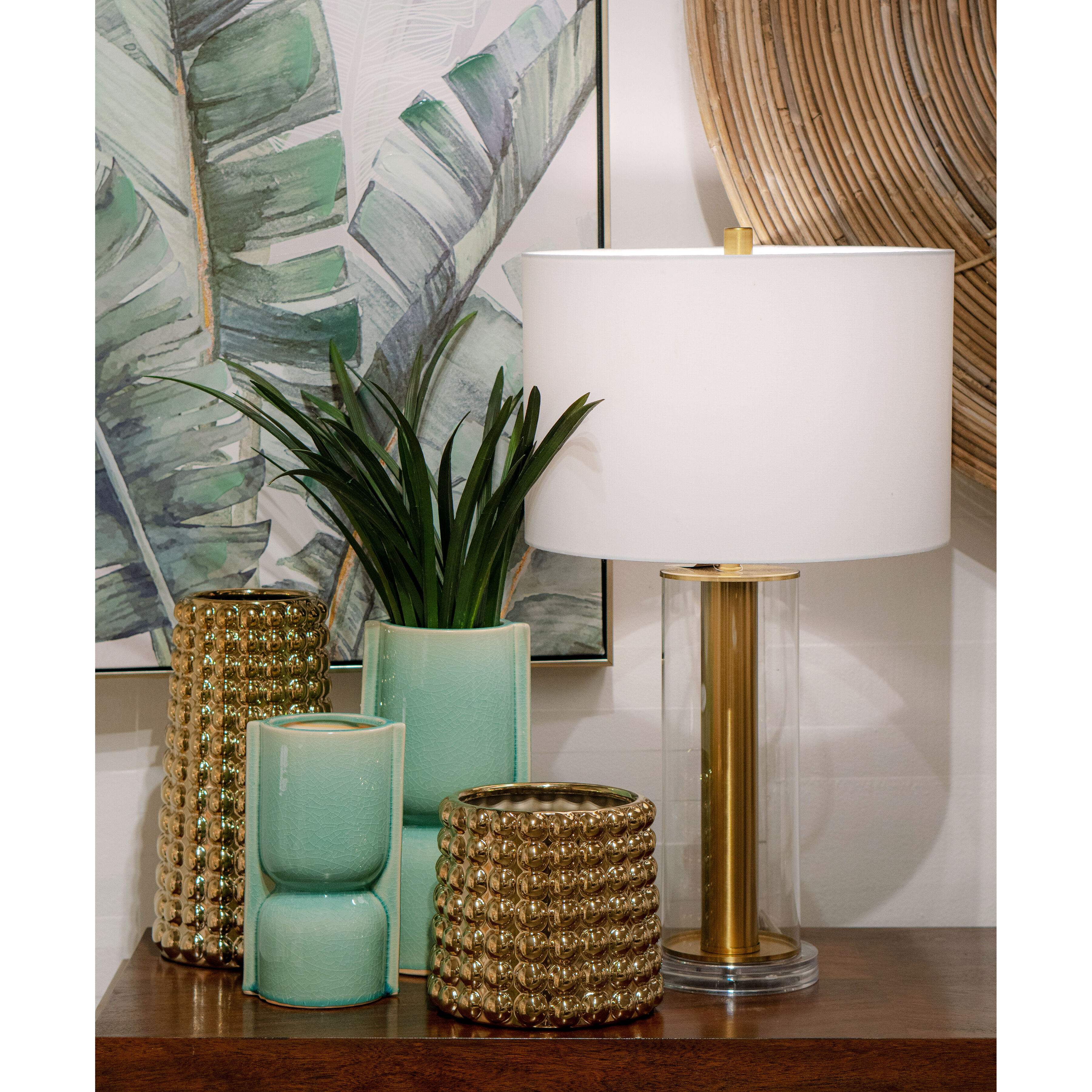 Theo 7.5 X 6.75 inch Vase