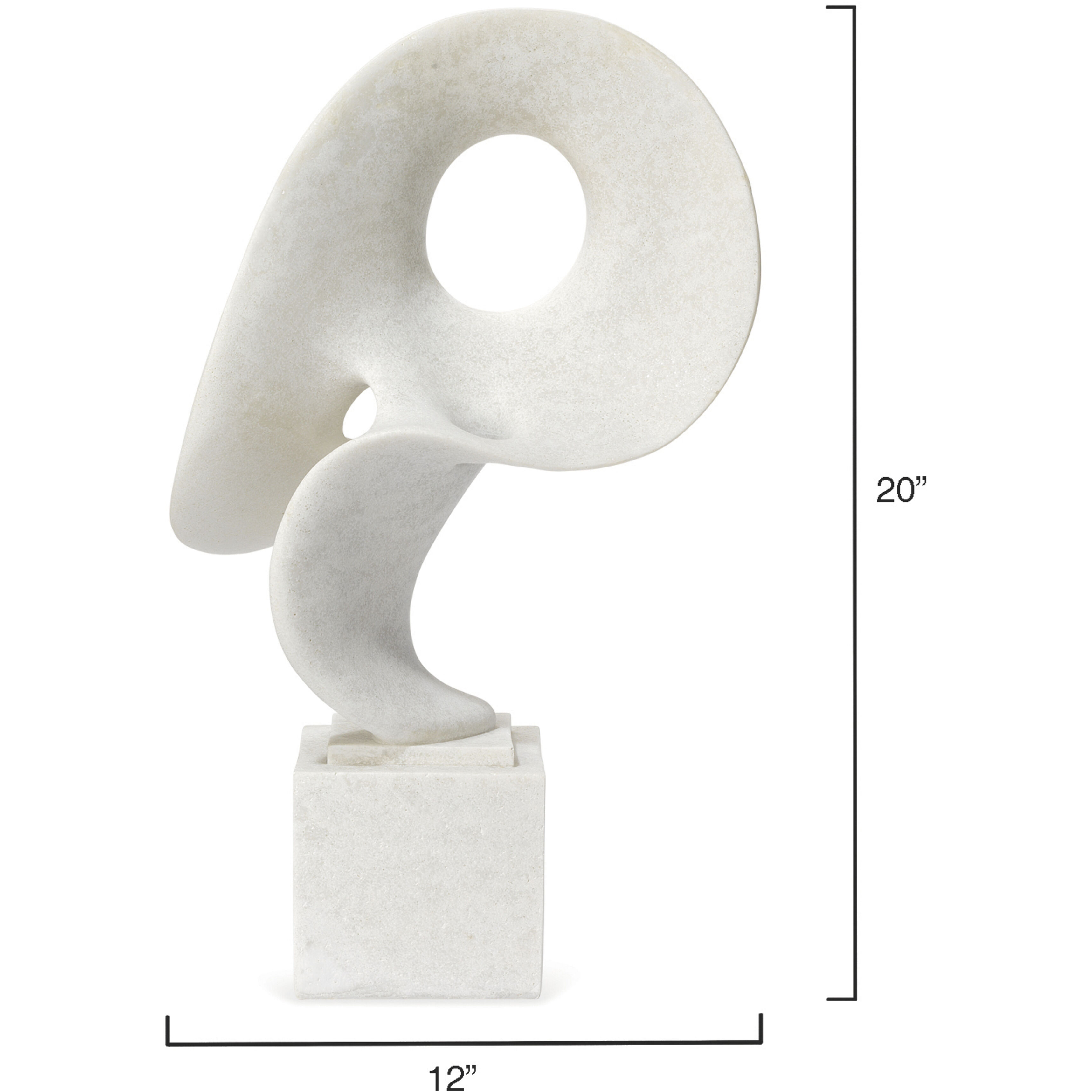 Obscure Off White Table Object