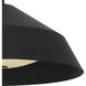 Nin LED 22 inch Sand Black Outdoor Pendant