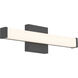 Maxx 18 inch Matte Black Bath Vanity Light Wall Light