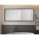 Chiverny 70 X 30 inch Matte Black French Panel Mirror