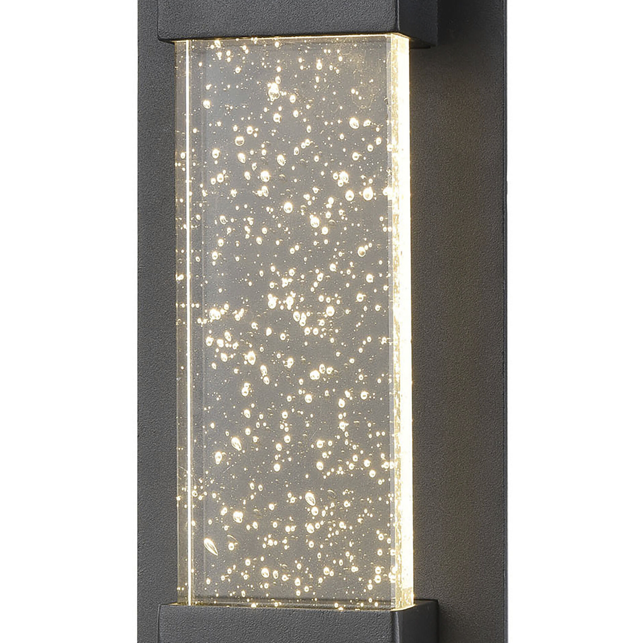 Emode LED 14 inch Matte Black Outdoor Wall Sconce