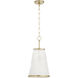Providence 1 Light 19.5 inch Aged Brass Pendant Ceiling Light