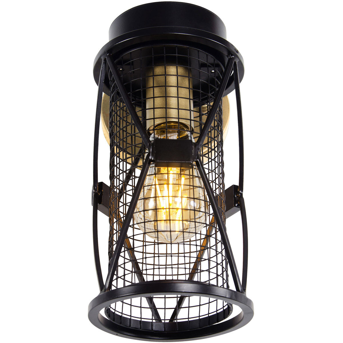 Harlequin 1 Light 5.13 inch Warm Bronze and Gold Wall Sconce Wall Light