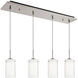 Verona Multi Pendant Ceiling Light in Brushed Nickel