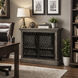 Belvedere Gray and Black and Gunmetal Cabinet