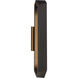 Pitch LED 4.75 inch Coal Wall Mount Wall Light, Outdoor