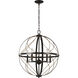 Brandywine 5 Light 22 inch Antique Bronze Pendant Ceiling Light