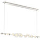 Barbara Barry Petaluma LED 63 inch Soft Silver Linear Chandelier Ceiling Light