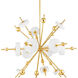 Maynard LED 44.5 inch Aged Brass Chandelier Ceiling Light