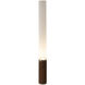 Tambo 60 inch 10.00 watt Walnut and Weathered Brass Floor Lamp Portable Light