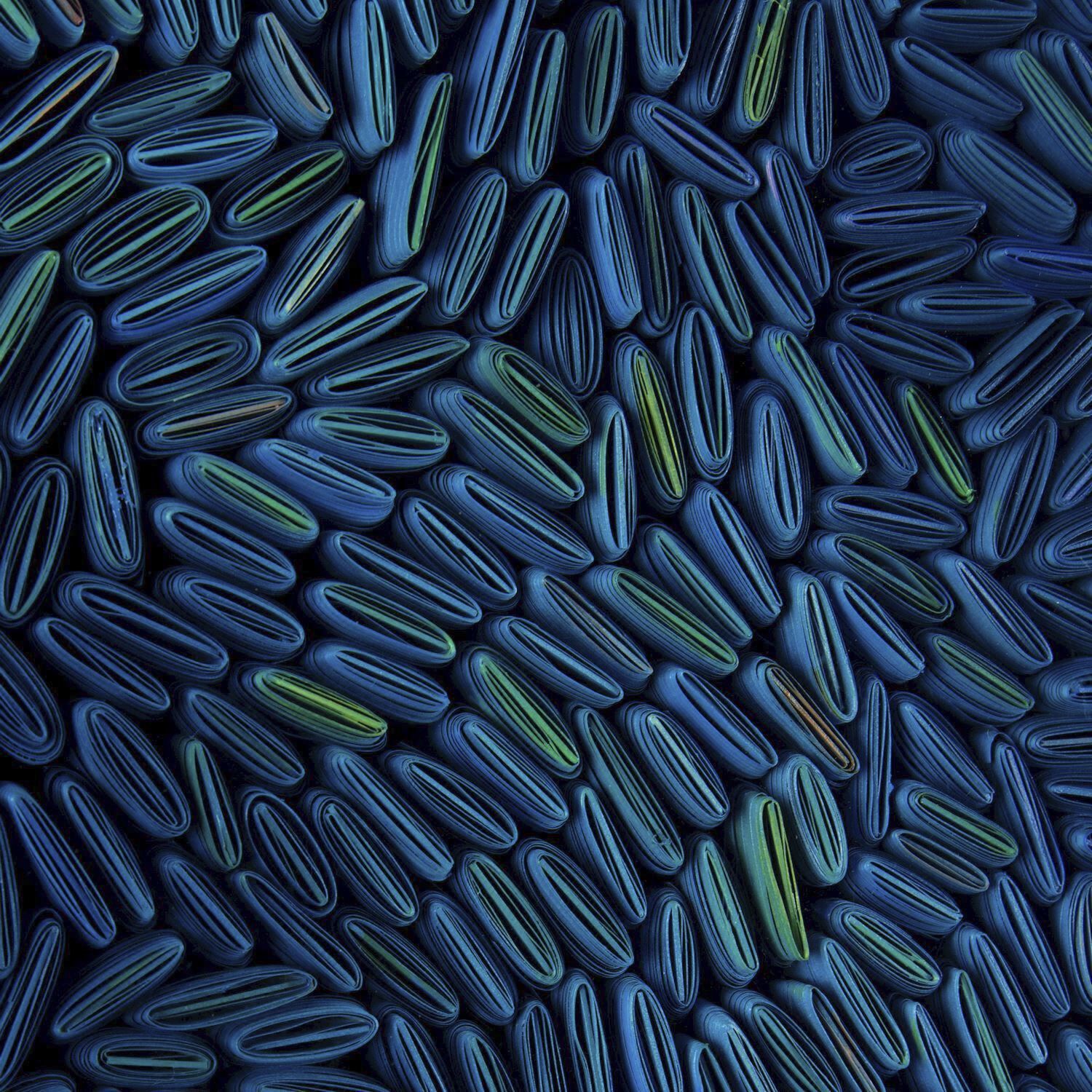 Tony Fey's Cerulean Swells 47.75 X 36 inch Abstract Art