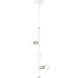 Bannister 3 Light 6 inch White Pendant Ceiling Light