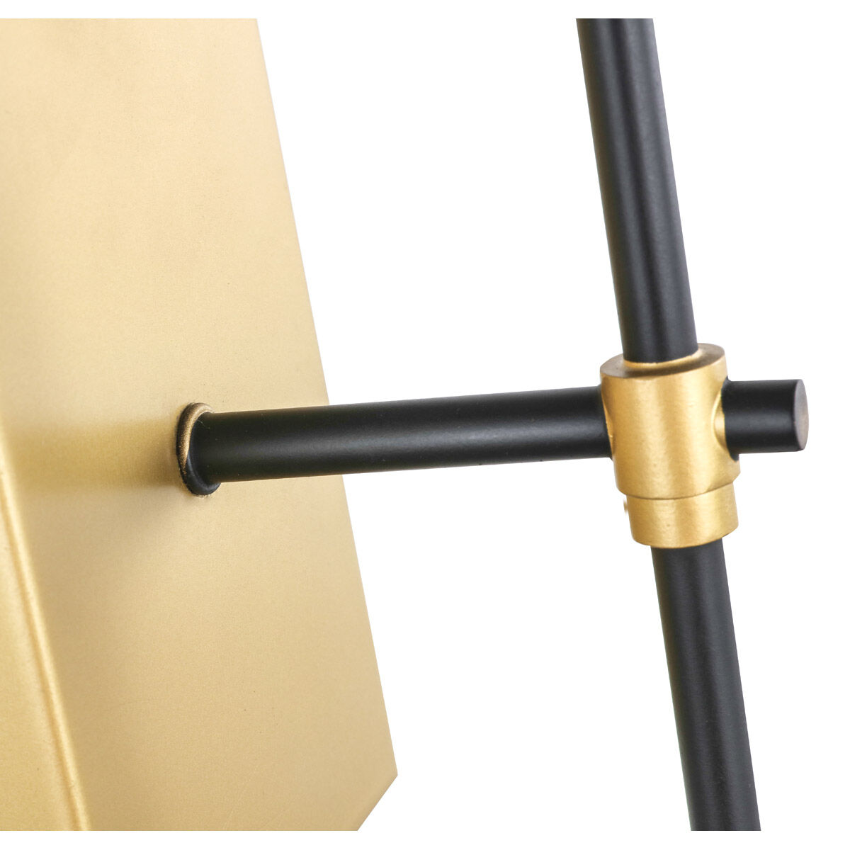 Eclipse 1 Light 4.5 inch Brass and Black Wall sconce Wall Light