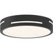 Harmony LED 15 inch Matte Black Flush Mount Ceiling Light