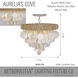 Aurelia's Cove 4 Light 17 inch Autumn White Semi Flush Ceiling Light