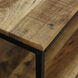 LOGAN 47 X 23.5 inch Wood/Black Coffee Table