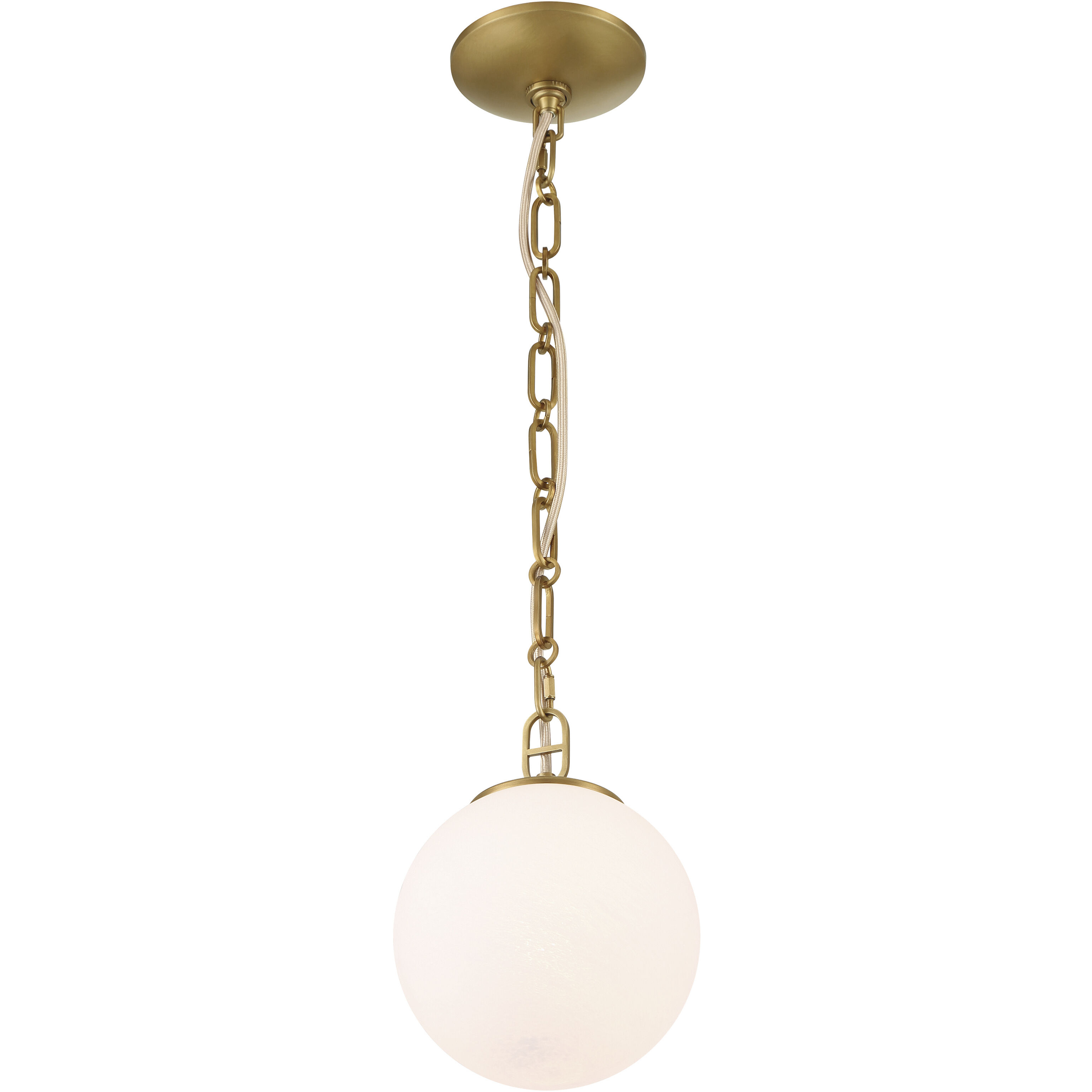 Marbelle 1 Light 7.25 inch Legacy Brass Pendant Ceiling Light