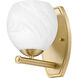 Colette Wall Sconce Wall Light in Modern Gold