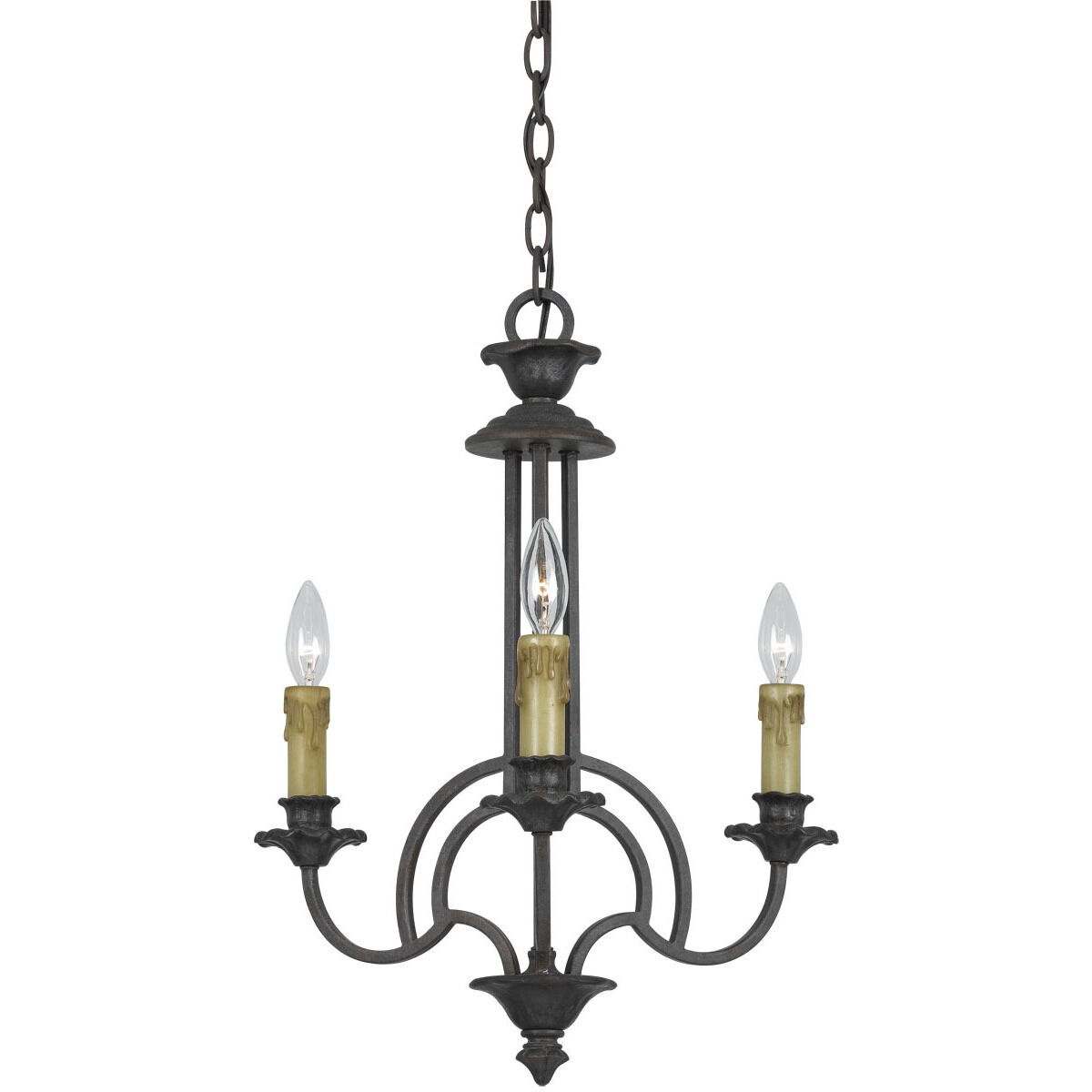 Elberton 3 Light 18 inch English Bronze Chandelier Ceiling Light