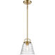Current Pendant Ceiling Light in Satin Brass