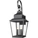 Raphael 5 Light 46.25 inch Sand Black Outdoor Wall Light in Soft Sand Black