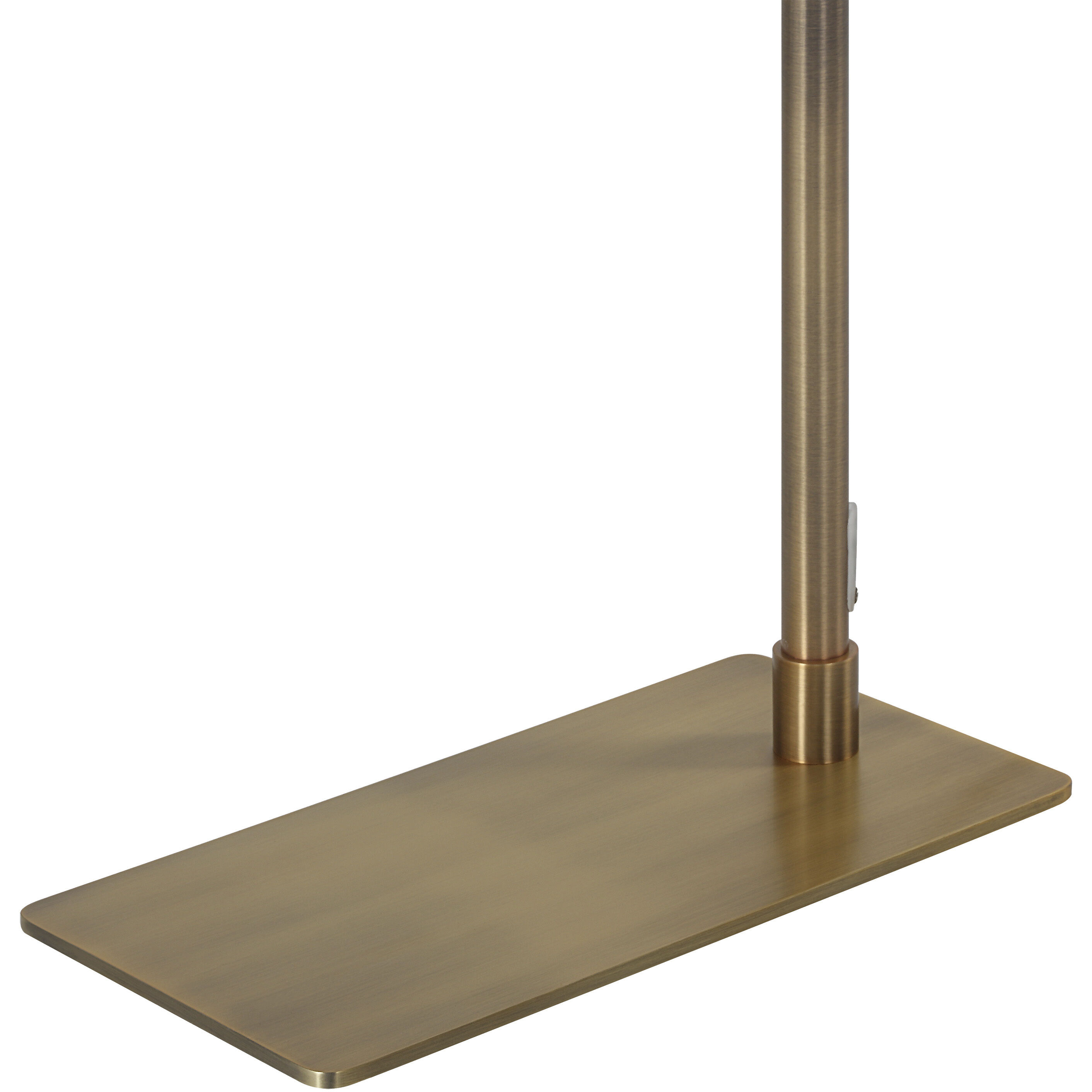 Kane 44.5 inch 40.00 watt Plated Dark Antique Brushed Brass Floor Lamp Portable Light