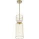 Park Slope 1 Light 8 inch Nouveau Gold Mini Pendant Ceiling Light
