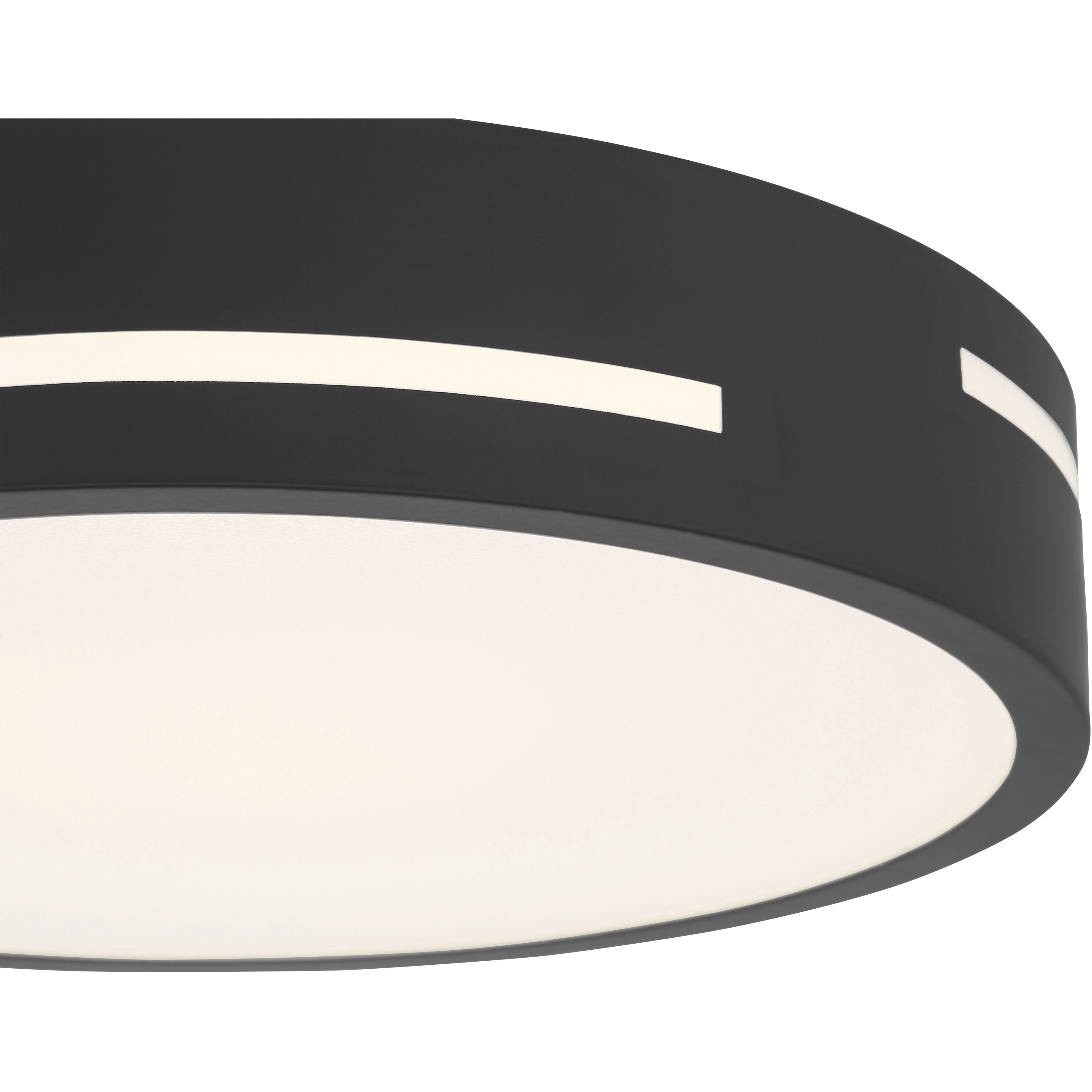 Harmony LED 15 inch Matte Black Flush Mount Ceiling Light