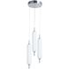 Typha LED 12 inch Polished Chrome Multi Pendant Ceiling Light