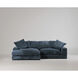 Plunge 106 X 46 inch Blue Sectional