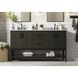Lennox 60 X 34 inch Mocha Brown Bathroom Vanity Cabinet
