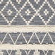 Handira 120 X 96 inch Black/Navy/White/Cream Handmade Rug