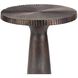 Ellis 23.5 X 15 inch Blackened Zinc Side Table