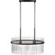 Ava 2 Light 23.6 inch Black Chandelier Ceiling Light