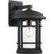 Barrister 1 Light 15 inch Weathered Pewter Outdoor Wall Lantern