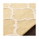 Pollack 96 X 60 inch Butter Indoor Area Rug, Rectangle