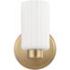 Bedminster 1 Light 5.75 inch Champagne Gold Vanity Light Wall Light