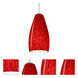 Karli LED Satin Nickel Cord Pendant Ceiling Light