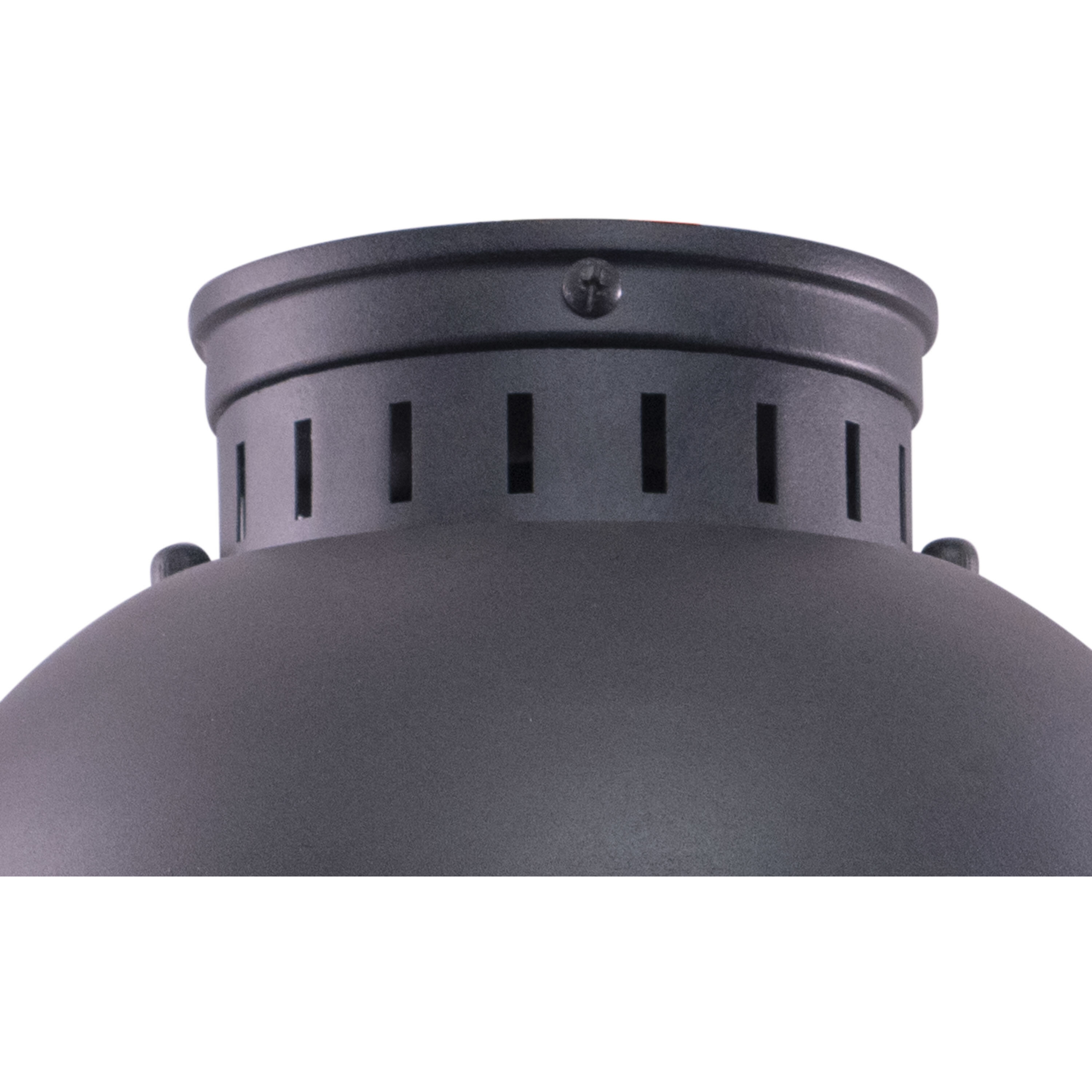 Harwich LED 10 inch Textured Gray Outdoor Ceiling