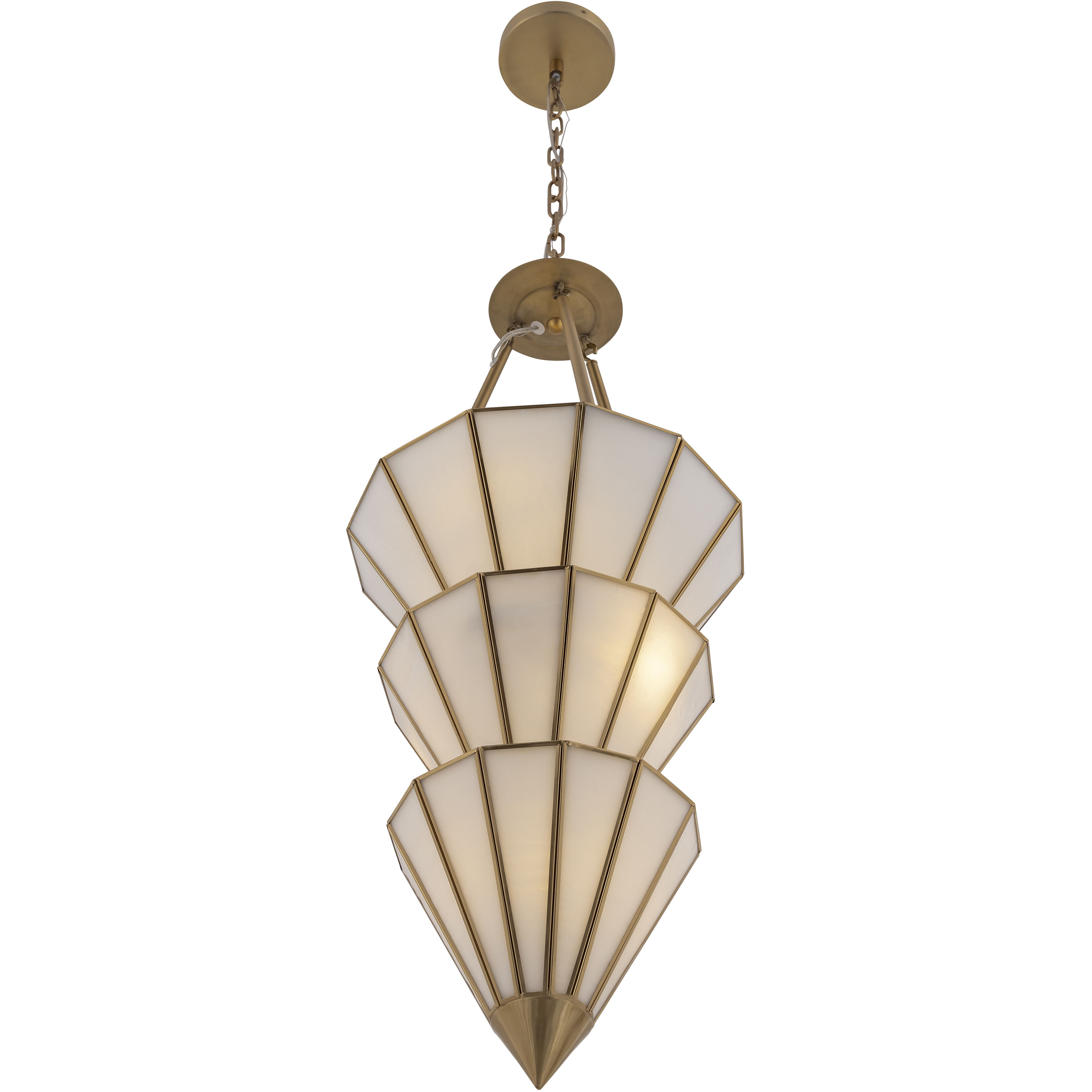 Jaxen 5 Light 14.25 inch Legacy Brass Pendant Ceiling Light